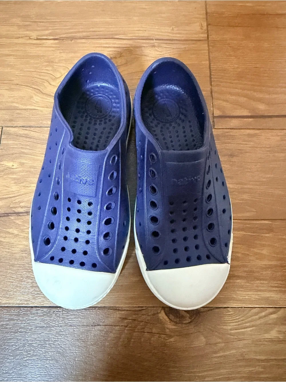 Native Youth Jefferson Slip On Shoes Size 11 Navy Blue Toddler Boy Girl Unisex